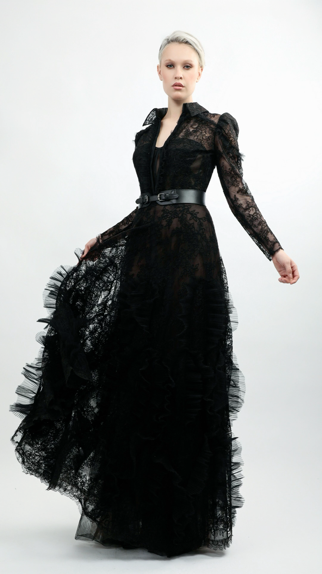 Lace A-Line Gown