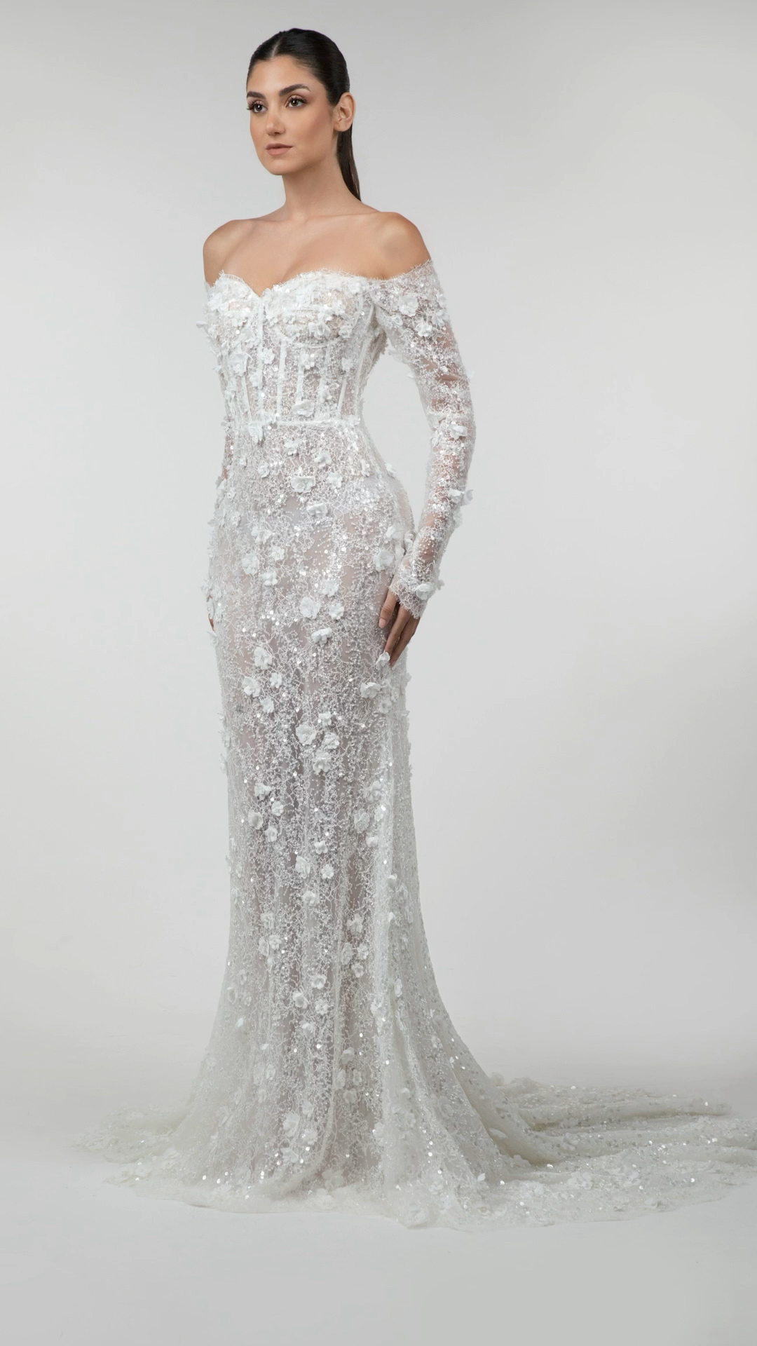 Sweetheart Off-Shoulder Mermaid Gown