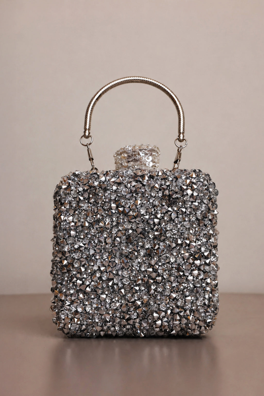 Stone Studded Handbag
